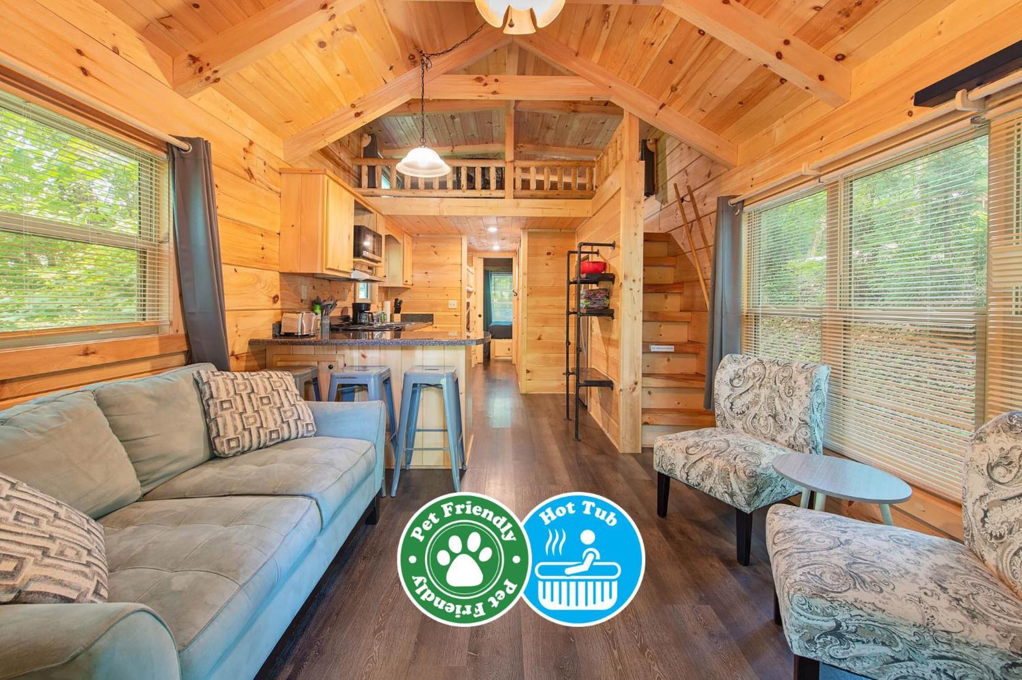 Eden Cabin Forested Tiny Home On Lookout Mtn Chattanooga Luaran gambar